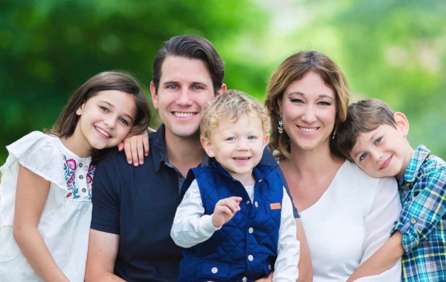 Michael Taylor with his family