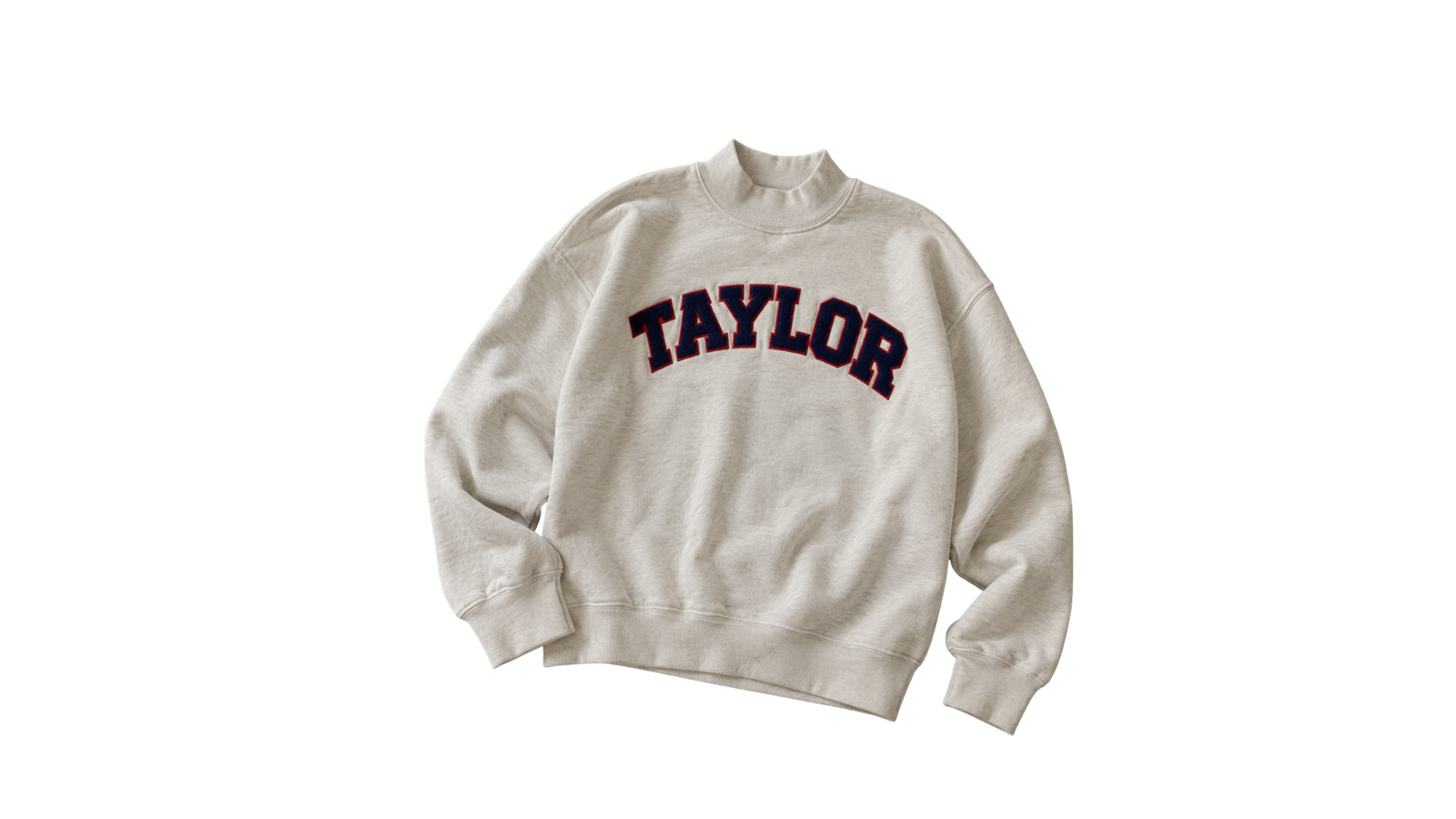 Team Taylor mock neck sweatshirt
