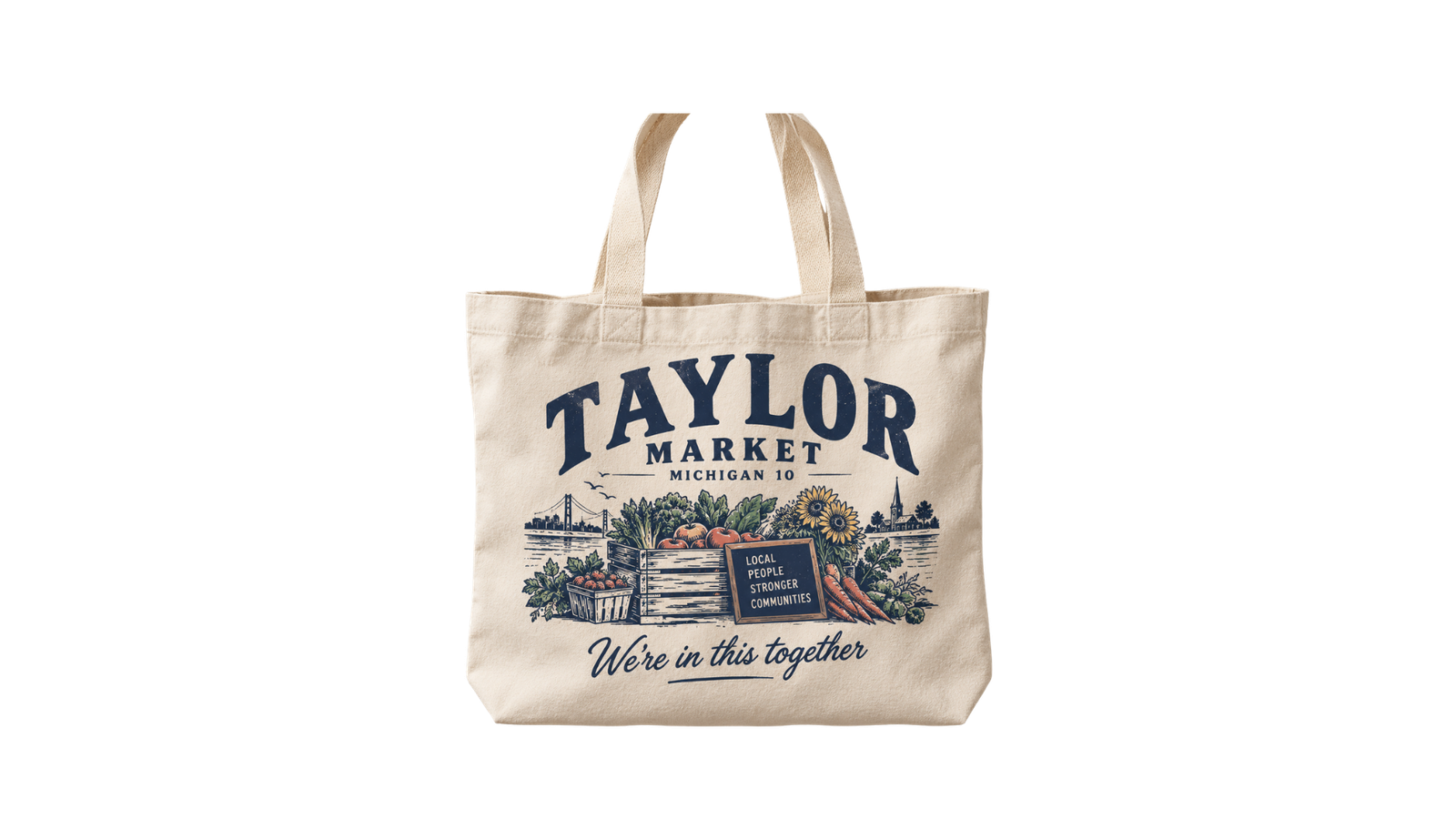 Team Taylor campaign tote bag